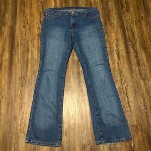 Ralph Lauren Jeans Women's 36 Tall Dylan Bootcut High Rise Western Denim Casual